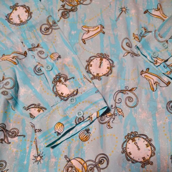 Disney Cinderella Hi-Lo Chiffon Blouse NWT - Picture 4 of 9